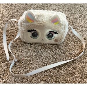 Purse Pets Fluffy Llama Interactive Crossbody Purse